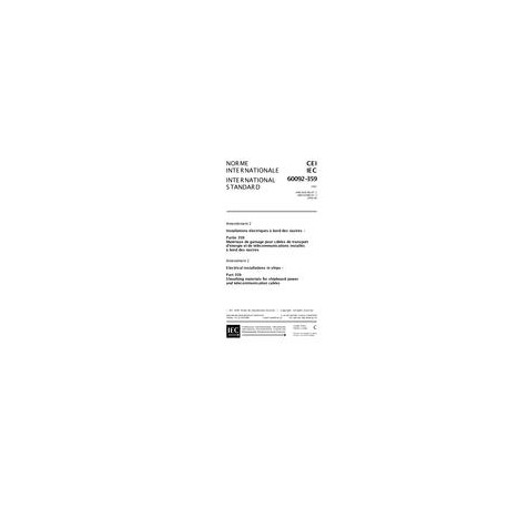 IEC 60092-359 Amd.2 Ed. 1.0 b:1999