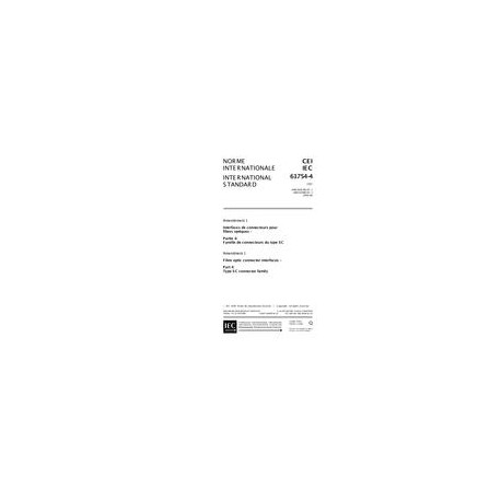 IEC 61754-4 Amd.1 Ed. 1.0 b:1999
