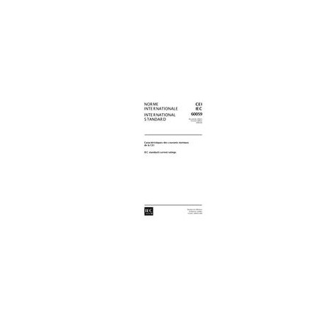 IEC 60059 Ed. 2.0 b:1999
