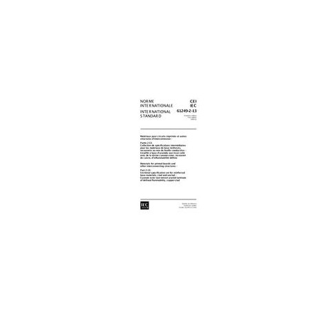 IEC 61249-2-13 Ed. 1.0 b:1999