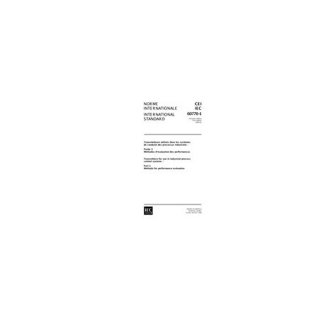 IEC 60770-1 Ed. 1.0 b:1999