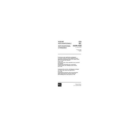 IEC 61076-4-103 Ed. 1.0 b:1999