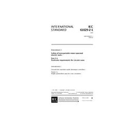 IEC 61029-2-1 Amd.1 Ed. 1.0 en:1999
