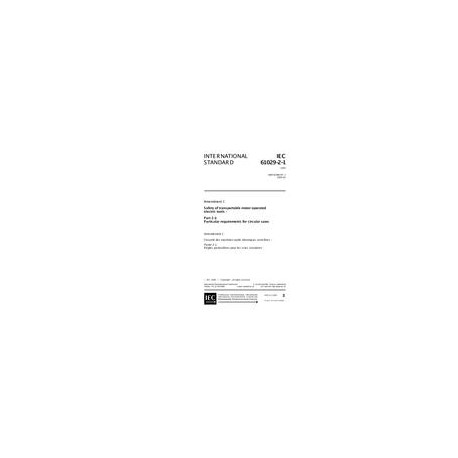 IEC 61029-2-1 Amd.1 Ed. 1.0 en:1999