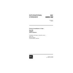 IEC 60092-502 Ed. 5.0 en:1999