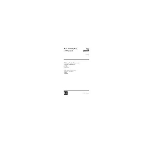 IEC 61892-6 Ed. 1.0 en:1999