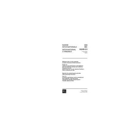 IEC 61249-3-5 Ed. 1.0 b:1999