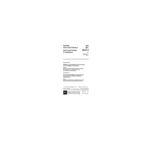 IEC 60107-3 Amd.1 Ed. 1.0 b:1999
