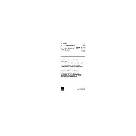 IEC 60870-6-702 Ed. 1.0 b:1998
