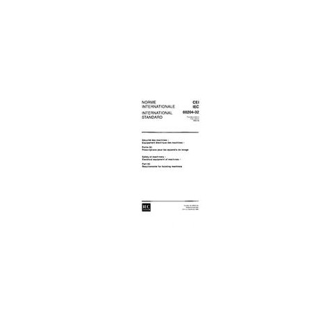 IEC 60204-32 Ed. 1.0 b:1998