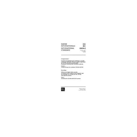 IEC 61834-2 Ed. 1.0 b:1998