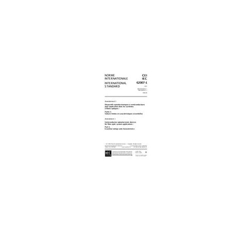 IEC 62007-1 Amd.1 Ed. 1.0 b:1998