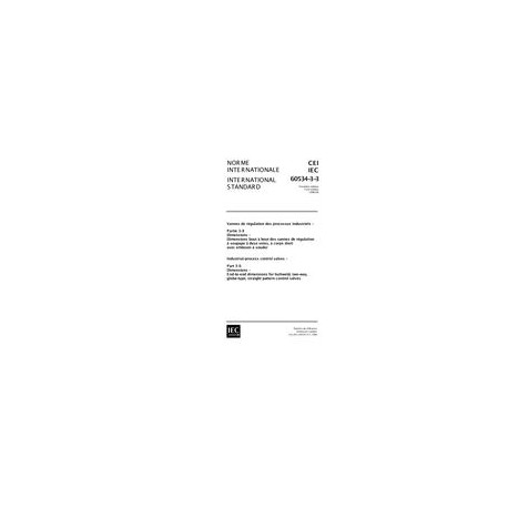 IEC 60534-3-3 Ed. 1.0 b:1998