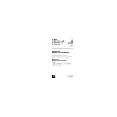 IEC 60318-2 Ed. 1.0 b:1998