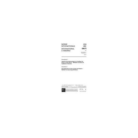 IEC 60675 Amd.1 Ed. 2.0 b:1998