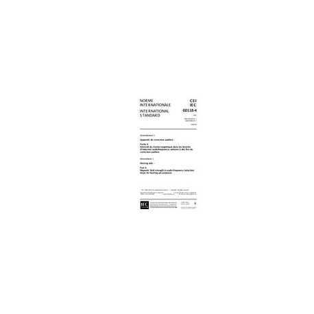 IEC 60118-4 Amd.1 Ed. 1.0 b:1998