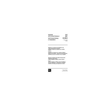 IEC 61108-2 Ed. 1.0 b:1998