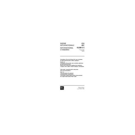 IEC 61280-1-1 Ed. 1.0 b:1998