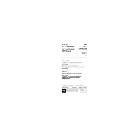 IEC 60050-603 Amd.1 Ed. 1.0 b:1998