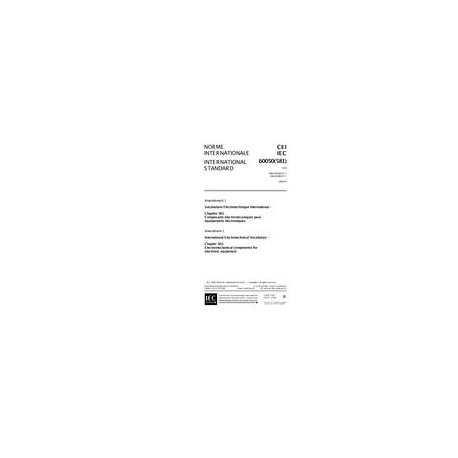 IEC 60050-581 Amd.1 Ed. 1.0 b:1998