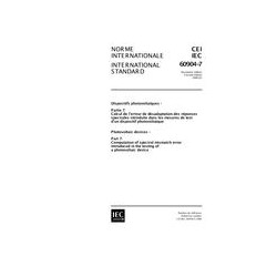 IEC 60904-7 Ed. 2.0 b:1998