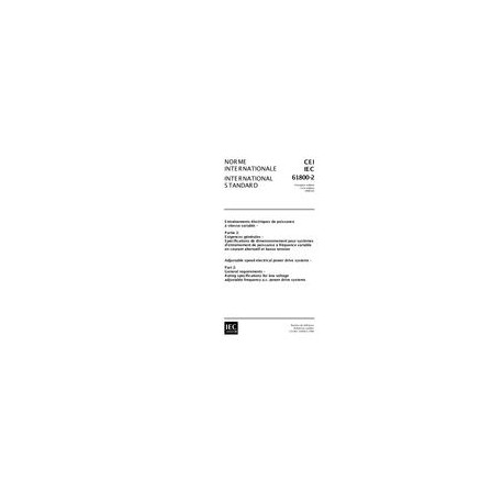 IEC 61800-2 Ed. 1.0 b:1998