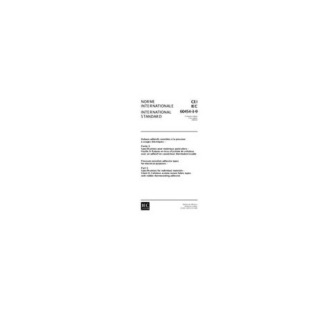 IEC 60454-3-9 Ed. 1.0 b:1998