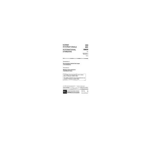 IEC 60630 Amd.2 Ed. 2.0 b:1998