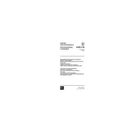 IEC 61300-3-40 Ed. 1.0 b:1998