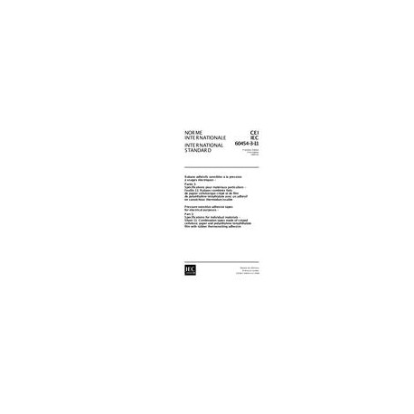 IEC 60454-3-11 Ed. 1.0 b:1998