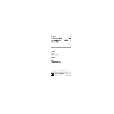 IEC 60598-2-20 Amd.1 Ed. 2.0 b:1998
