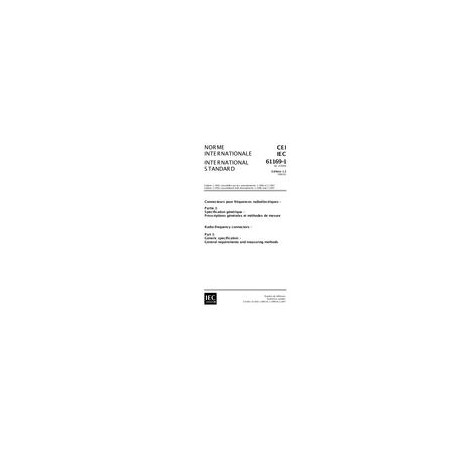 IEC 61169-1 Ed. 1.2 b:1998