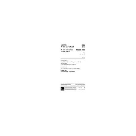 IEC 60050-161 Amd.1 Ed. 1.0 b:1997
