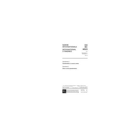 IEC 60523 Amd.2 Ed. 1.0 b:1997