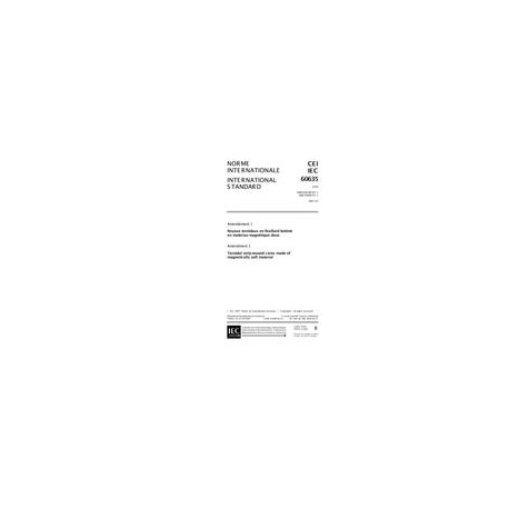 IEC 60635 Amd.1 Ed. 1.0 b:1997