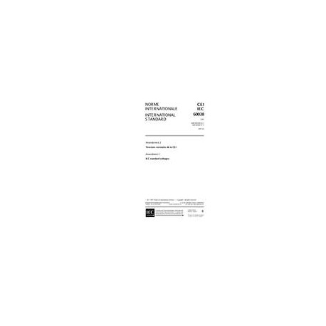 IEC 60038 Amd.2 Ed. 6.0 b:1997