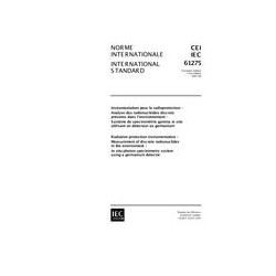IEC 61275 Ed. 1.0 b:1997