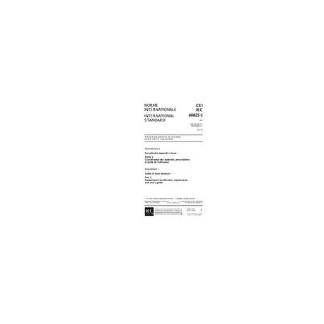 IEC 60825-1 Amd.1 Ed. 1.0 b:1997