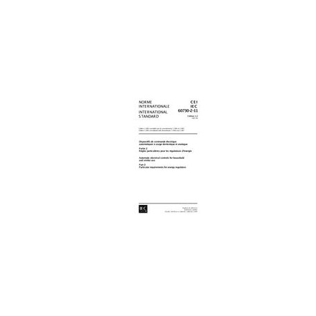 IEC 60730-2-11 Ed. 1.2 b:1997