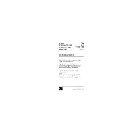 IEC 60730-2-15 Ed. 1.1 b:1997
