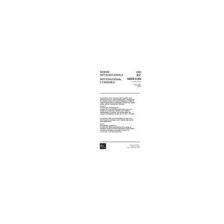 IEC 61076-3-101 Ed. 1.0 b:1997