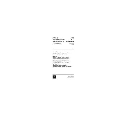 IEC 61300-3-39 Ed. 1.0 b:1997