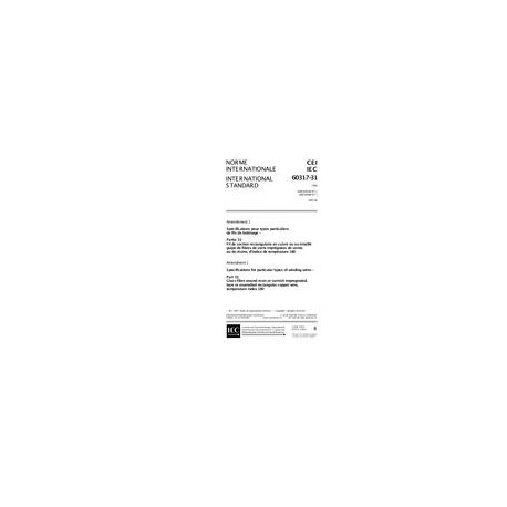 IEC 60317-31 Amd.1 Ed. 1.0 b:1997