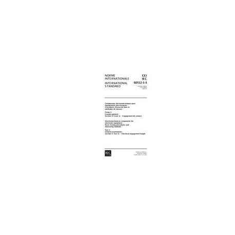 IEC 60512-1-3 Ed. 1.0 b:1997
