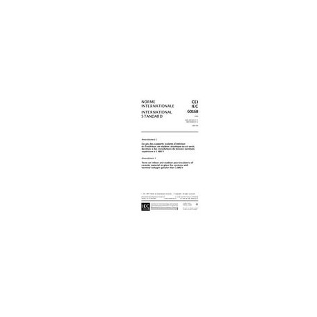 IEC 60168 Amd.1 Ed. 4.0 b:1997
