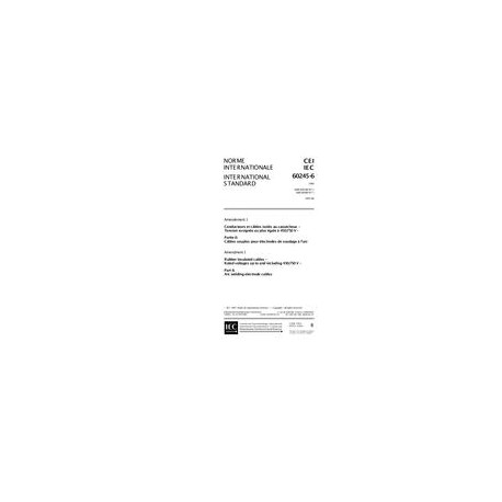 IEC 60245-6 Amd.1 Ed. 2.0 b:1997