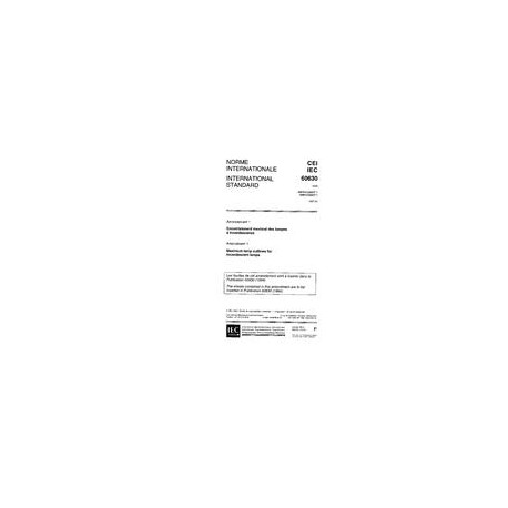 IEC 60630 Amd.1 Ed. 2.0 b:1997