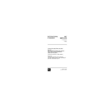 IEC 60874-14-6 Ed. 1.0 en:1997