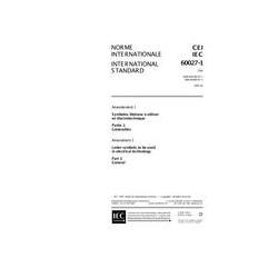 IEC 60027-1 Amd.1 Ed. 6.0 b:1997