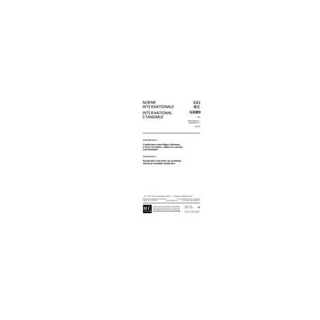 IEC 61089 Amd.1 Ed. 1.0 b:1997